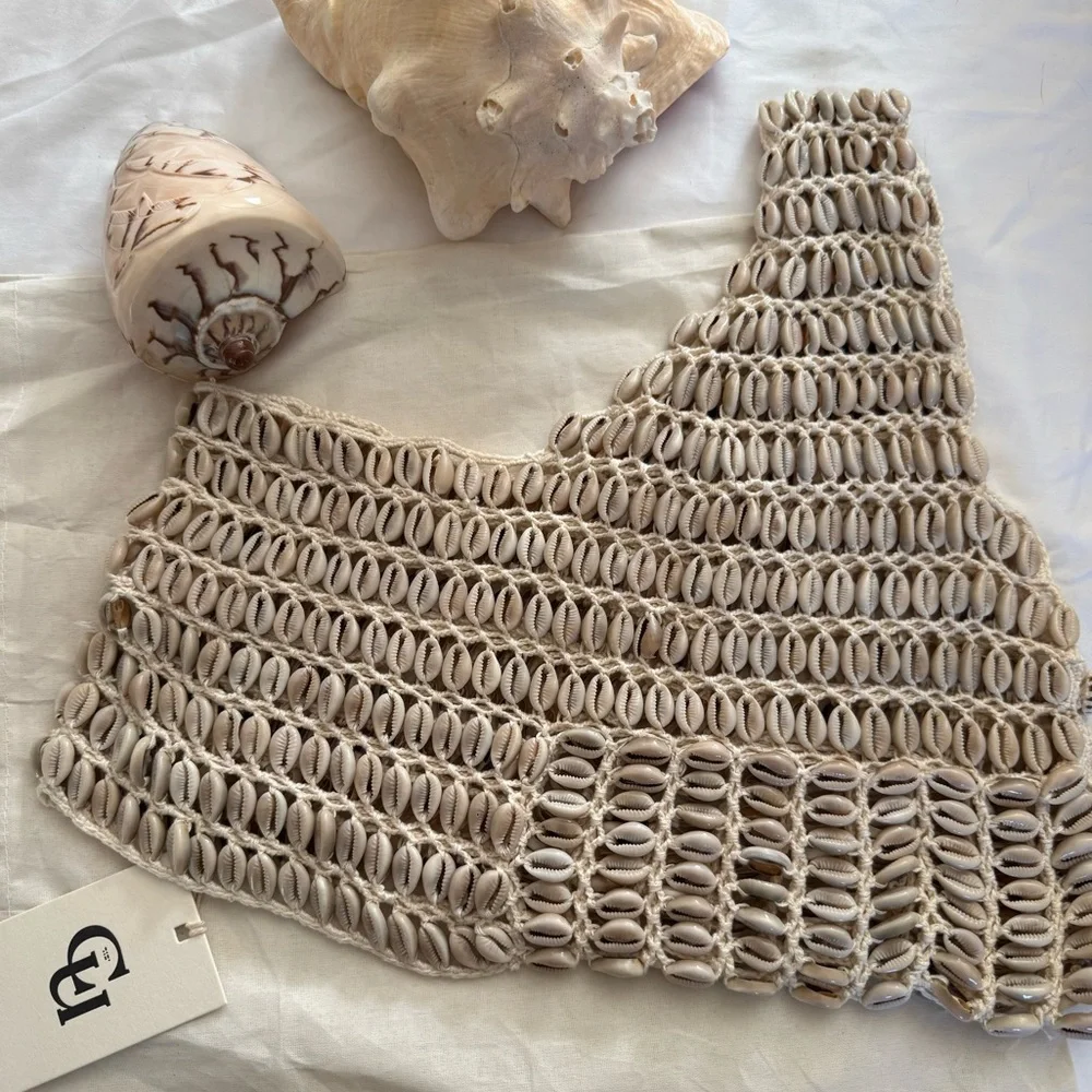 Cowrie Shell & Crochet Camisole - Picture 11 of 16